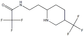 2,2,2-trifluoro-N-{2-[5-(trifluoromethyl)piperidin-2-yl]ethyl}acetamide