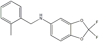 2,2-difluoro-N-[(2-methylphenyl)methyl]-2H-1,3-benzodioxol-5-amine