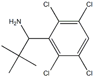 2,2-dimethyl-1-(2,3,5,6-tetrachlorophenyl)propan-1-amine Structure