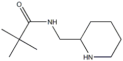 2,2-dimethyl-N-(piperidin-2-ylmethyl)propanamide Struktur