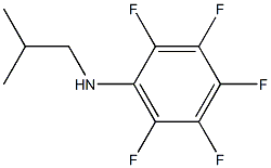 2,3,4,5,6-pentafluoro-N-(2-methylpropyl)aniline 结构式