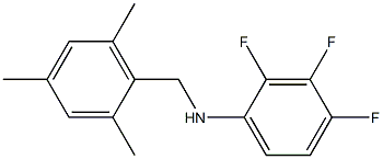 2,3,4-trifluoro-N-[(2,4,6-trimethylphenyl)methyl]aniline Structure