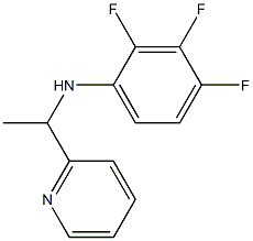 2,3,4-trifluoro-N-[1-(pyridin-2-yl)ethyl]aniline Struktur