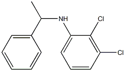 2,3-dichloro-N-(1-phenylethyl)aniline Structure