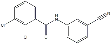 2,3-dichloro-N-(3-cyanophenyl)benzamide Structure