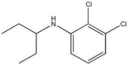 2,3-dichloro-N-(pentan-3-yl)aniline Struktur