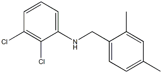 2,3-dichloro-N-[(2,4-dimethylphenyl)methyl]aniline Structure