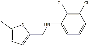 2,3-dichloro-N-[(5-methylthiophen-2-yl)methyl]aniline Structure