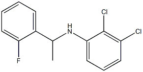 2,3-dichloro-N-[1-(2-fluorophenyl)ethyl]aniline Structure