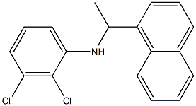 2,3-dichloro-N-[1-(naphthalen-1-yl)ethyl]aniline 化学構造式