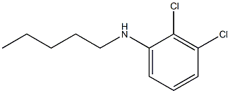 2,3-dichloro-N-pentylaniline Struktur