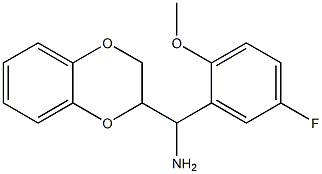 2,3-dihydro-1,4-benzodioxin-2-yl(5-fluoro-2-methoxyphenyl)methanamine