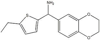 2,3-dihydro-1,4-benzodioxin-6-yl(5-ethylthiophen-2-yl)methanamine