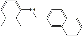 2,3-dimethyl-N-(naphthalen-2-ylmethyl)aniline 化学構造式
