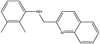 2,3-dimethyl-N-(quinolin-2-ylmethyl)aniline Structure