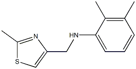 2,3-dimethyl-N-[(2-methyl-1,3-thiazol-4-yl)methyl]aniline Structure