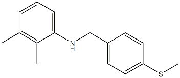 2,3-dimethyl-N-{[4-(methylsulfanyl)phenyl]methyl}aniline