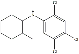 2,4,5-trichloro-N-(2-methylcyclohexyl)aniline,,结构式