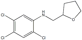 2,4,5-trichloro-N-(oxolan-2-ylmethyl)aniline