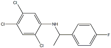 2,4,5-trichloro-N-[1-(4-fluorophenyl)ethyl]aniline|