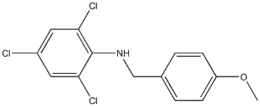 2,4,6-trichloro-N-[(4-methoxyphenyl)methyl]aniline