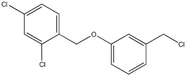 2,4-dichloro-1-[3-(chloromethyl)phenoxymethyl]benzene Structure