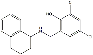 2,4-dichloro-6-[(1,2,3,4-tetrahydronaphthalen-1-ylamino)methyl]phenol