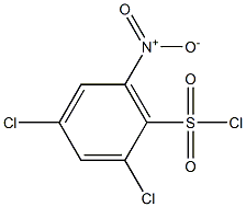 2,4-dichloro-6-nitrobenzenesulfonyl chloride 化学構造式