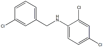 2,4-dichloro-N-[(3-chlorophenyl)methyl]aniline