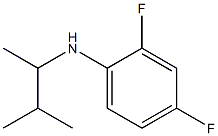 2,4-difluoro-N-(3-methylbutan-2-yl)aniline,,结构式