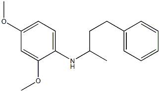 2,4-dimethoxy-N-(4-phenylbutan-2-yl)aniline 结构式