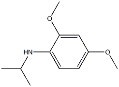 2,4-dimethoxy-N-(propan-2-yl)aniline Struktur