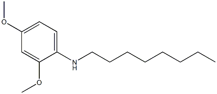2,4-dimethoxy-N-octylaniline Struktur
