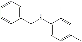 2,4-dimethyl-N-[(2-methylphenyl)methyl]aniline 结构式