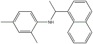 2,4-dimethyl-N-[1-(naphthalen-1-yl)ethyl]aniline,,结构式