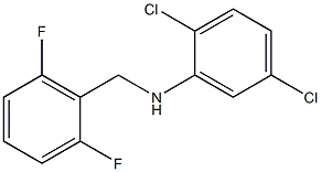 2,5-dichloro-N-[(2,6-difluorophenyl)methyl]aniline,,结构式