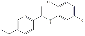 2,5-dichloro-N-[1-(4-methoxyphenyl)ethyl]aniline 化学構造式