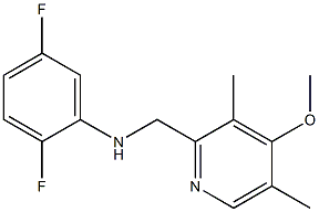 2,5-difluoro-N-[(4-methoxy-3,5-dimethylpyridin-2-yl)methyl]aniline 结构式