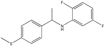 2,5-difluoro-N-{1-[4-(methylsulfanyl)phenyl]ethyl}aniline|