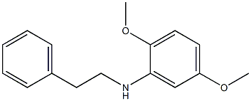2,5-dimethoxy-N-(2-phenylethyl)aniline,,结构式