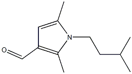 2,5-dimethyl-1-(3-methylbutyl)-1H-pyrrole-3-carbaldehyde Structure