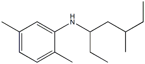 2,5-dimethyl-N-(5-methylheptan-3-yl)aniline Structure