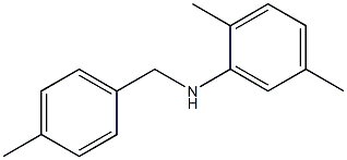 2,5-dimethyl-N-[(4-methylphenyl)methyl]aniline,,结构式