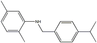 2,5-dimethyl-N-{[4-(propan-2-yl)phenyl]methyl}aniline|