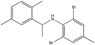  2,6-dibromo-N-[1-(2,5-dimethylphenyl)ethyl]-4-methylaniline