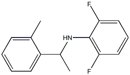 2,6-difluoro-N-[1-(2-methylphenyl)ethyl]aniline 结构式