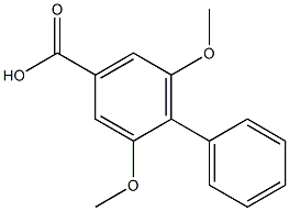 2,6-dimethoxy-1,1'-biphenyl-4-carboxylic acid 结构式