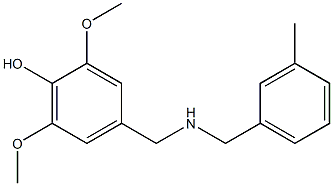 2,6-dimethoxy-4-({[(3-methylphenyl)methyl]amino}methyl)phenol