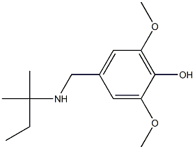 2,6-dimethoxy-4-{[(2-methylbutan-2-yl)amino]methyl}phenol