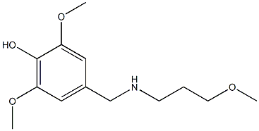 2,6-dimethoxy-4-{[(3-methoxypropyl)amino]methyl}phenol